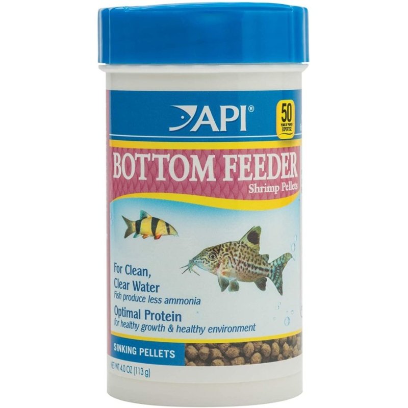 API Bottom Feeder Premium Shrimp Pellet Food - 4 oz API Bottom Feeder Premium Shrimp Pellet Food - 4 oz