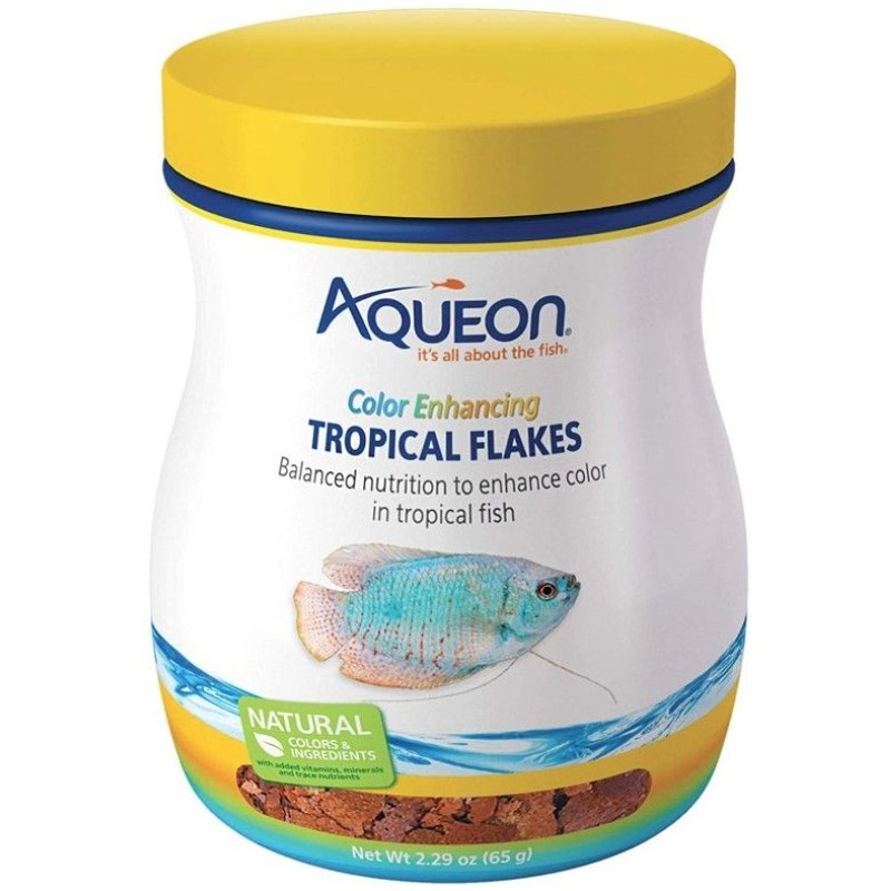 Aqueon Color Enhancing Tropical Flakes Fish Food - 2.29 oz Aqueon Color Enhancing Tropical Flakes Fish Food - 2.29 oz