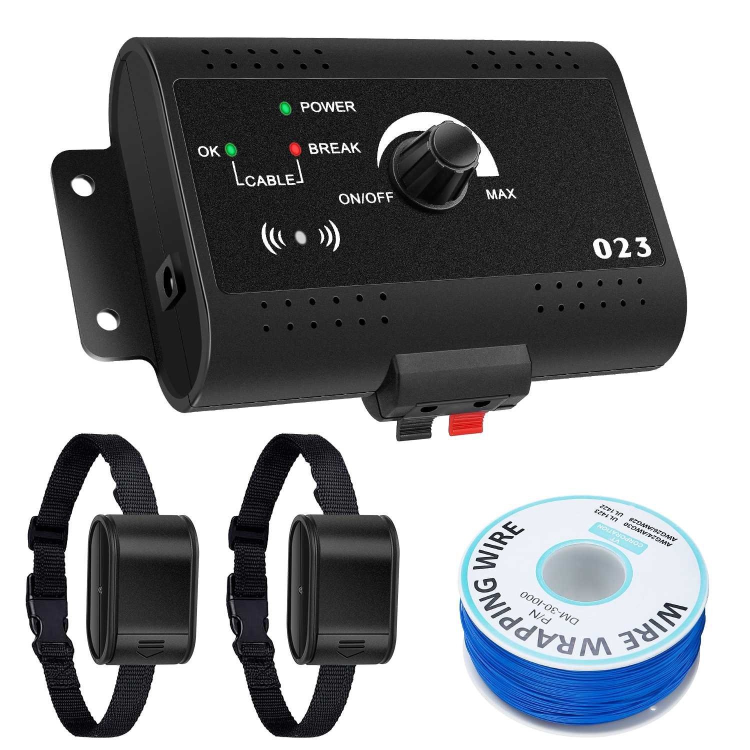 Electric Dog Fence System Pet Tone Shock Boundary Containment Water Resistant Collar Receiver For Small Medium Large Dog Electric Dog Fence System Pet Tone Shock Boundary Containment Water Resistant Collar Receiver For Small Medium Large Dog